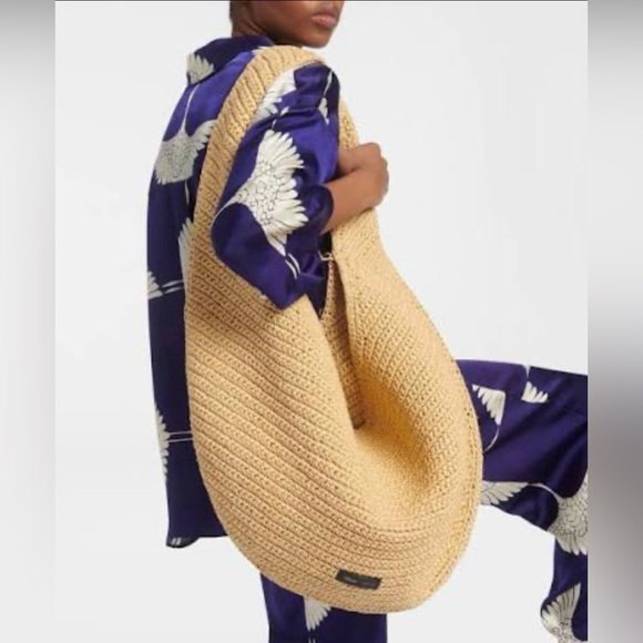 Khaite Olivia Large Raffia Bag, Natural raffia - Picture 13 of 17